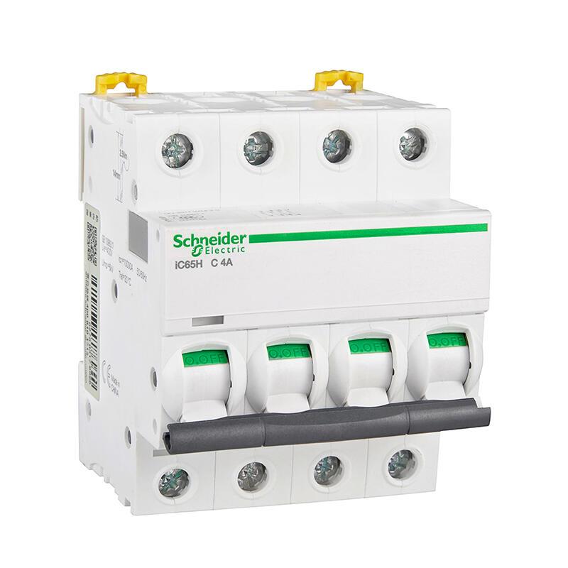 施耐德 iC65 微型断路器 IC65H 4P C8A