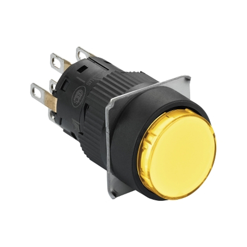 施耐德 国产XB6EA塑料一体式圆形按钮 XB6-EAA51F