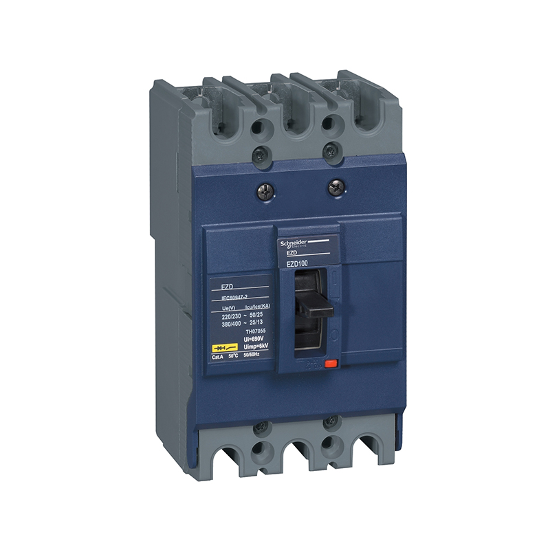 施耐德 EZD塑壳电动机保护断路器 EZD100B 100A 3P3T Motor Protection