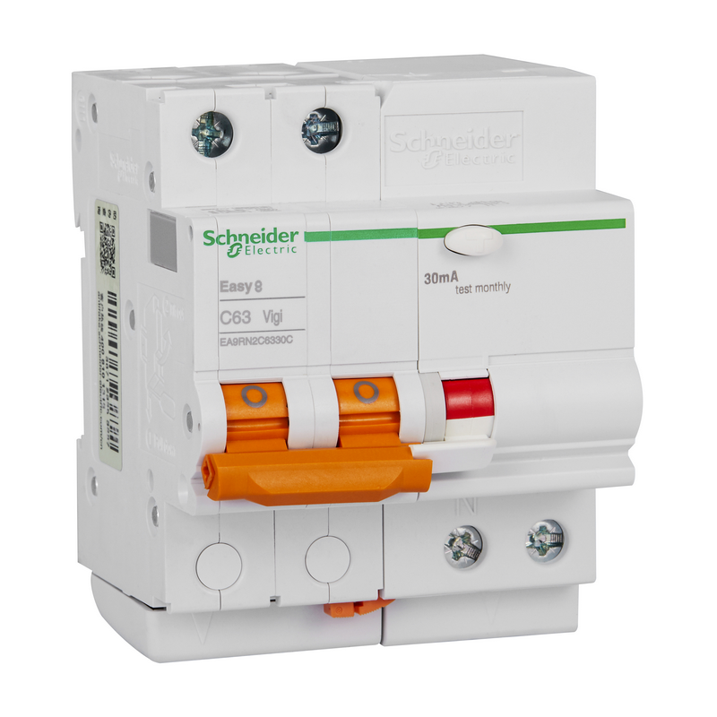 施耐德 EA9R漏电保护断路器 EA9RN-C63/2P 30MA