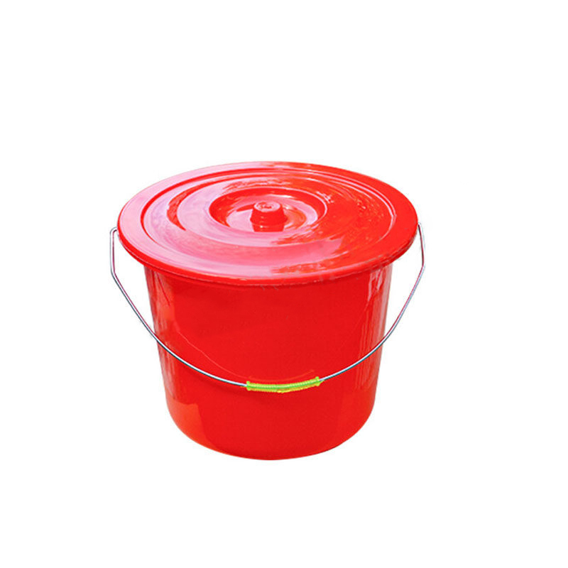 XWH/希万辉 塑料手提红色水桶 XWH-ST002 有盖款 17.5L