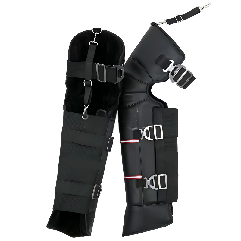 NICLOOK加绒加长加厚防水皮革全包防寒护膝均码1副2020SF261