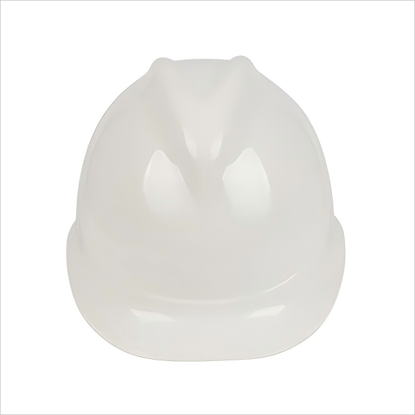 安铠迅V型ABS安全帽白色一指键帽衬全棉针织吸汗带Y型下颚带30顶/箱顶GY-A1