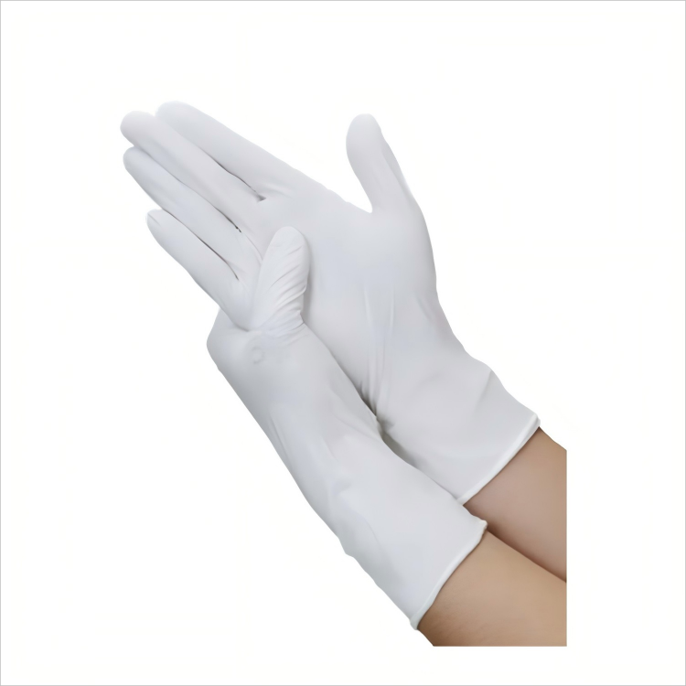 超净易购12寸净化一次性丁腈手套L码白色6.7g1包L62N