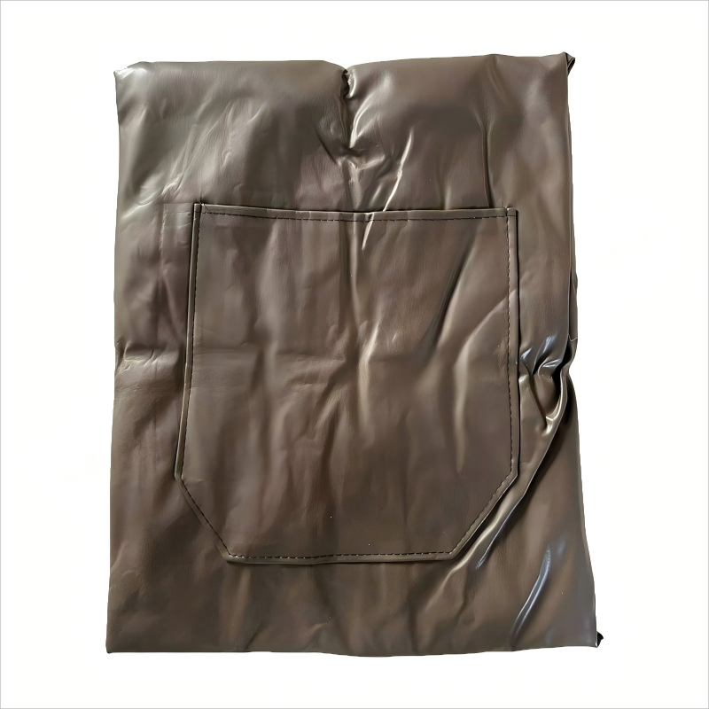 柯汇皮革防水长袖围裙均码件褐色120×125cm