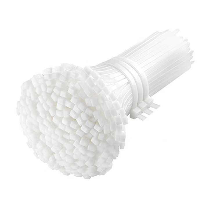 ANSNG 自锁式尼龙扎带 10*500mm白色 100根/包