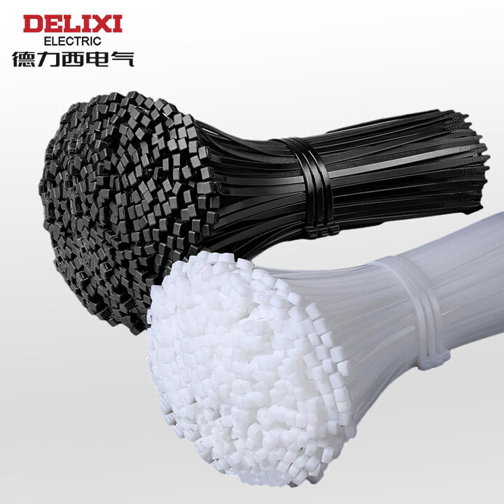 DELIXI/德力西 尼龙扎带  CDS系列自锁式尼龙扎带 5×350 白色 优质型 250条/包 DHACDS50350WN