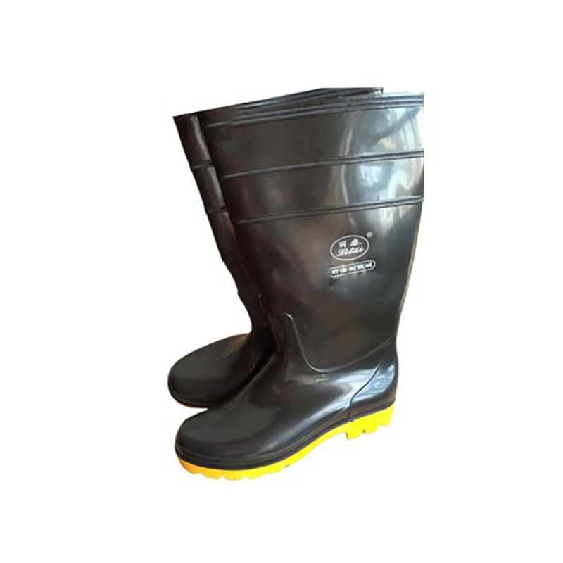 丽泰PVC黑色高筒雨靴10双/箱LT-113H