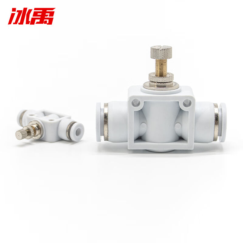 YL4345040 ICEY/冰禹 管道型节流阀气动接头