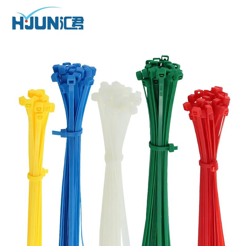 HJUN/汇君 尼龙扎带 定制尼龙扎带 zd8-500y  黄色 8×500mm 100根/包