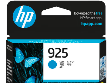 惠普 打印机墨盒 925青色墨盒