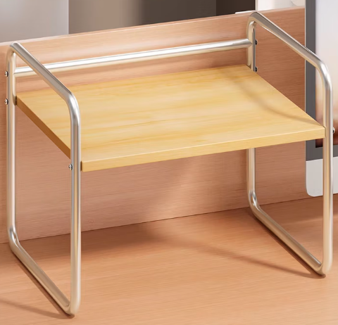 木格格 打印机置物架 黑桃木双层加大号，62*38.5*40cm