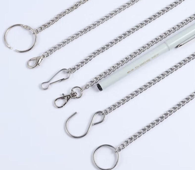 鑫成 304不锈钢小链子两头朱胆扣 80cm两头都是朱胆扣