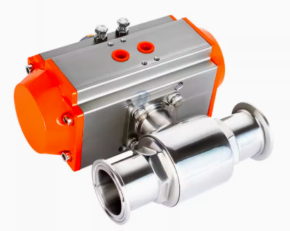 华拓 不锈钢快装球阀 316 Ф19 AT52 双作用