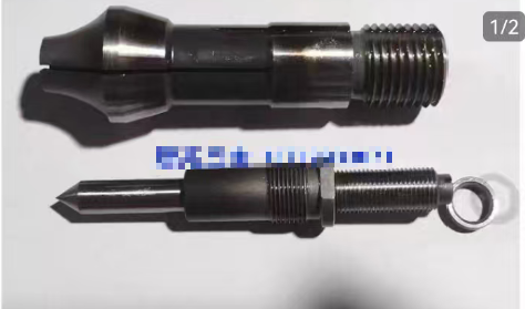 唐兆 滚齿机专用夹头滚刀轴夹头座顶杆旋转尾顶瑞包 平头直径8.3mm