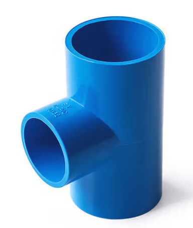 飞亚 PVC异径三通接头变径给水管40配件32塑料40*32mm-蓝色1个 40*32mm