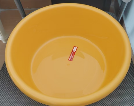 星华凌 脸盆 黄色直径35cm