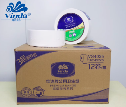 维达 公用卫生纸 VS4035 三层 112mm×95mm 780g×12卷