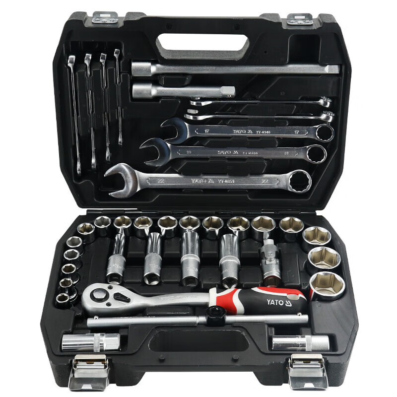 YATO/易尔拓 46件公英制套筒扳手组套 YT-3877