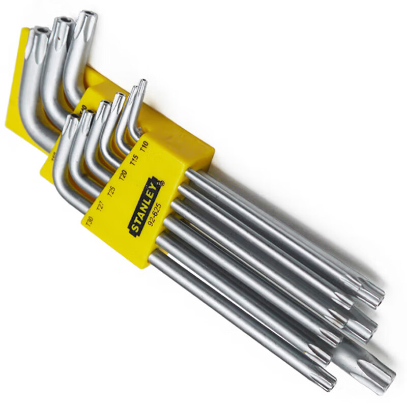 STANLEY/史丹利 9件套长L形中孔花形扳手TT10-TT50 92-625-23