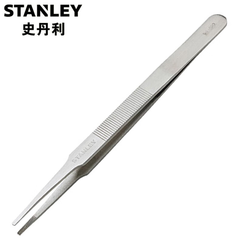 STANLEY/史丹利 宽头防滑长镊子175mm 94-519-23