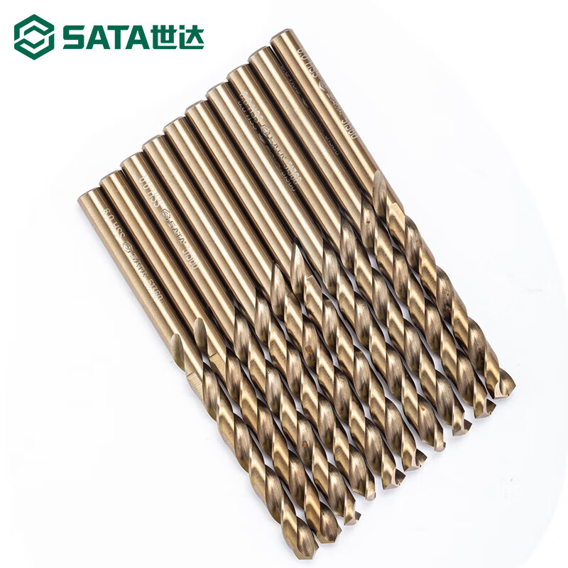 SATA/世达  10件套直柄含钴麻花钻 52355