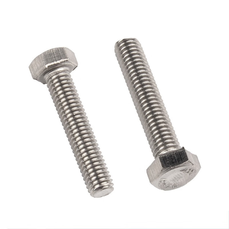 国产304不锈钢外六角螺栓  M10*60