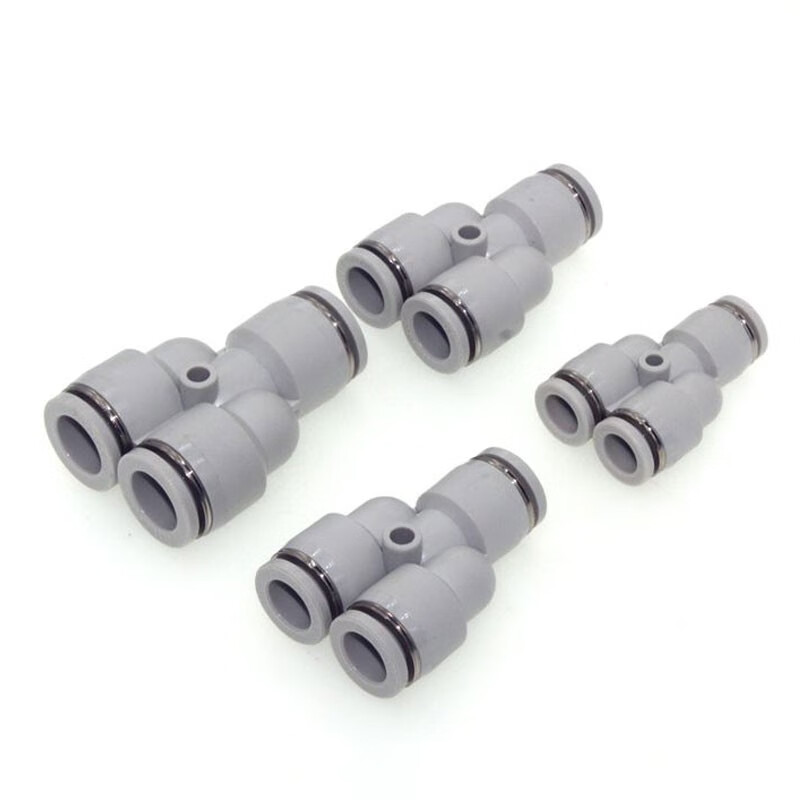 国产 三通管接头6mm PY-6白