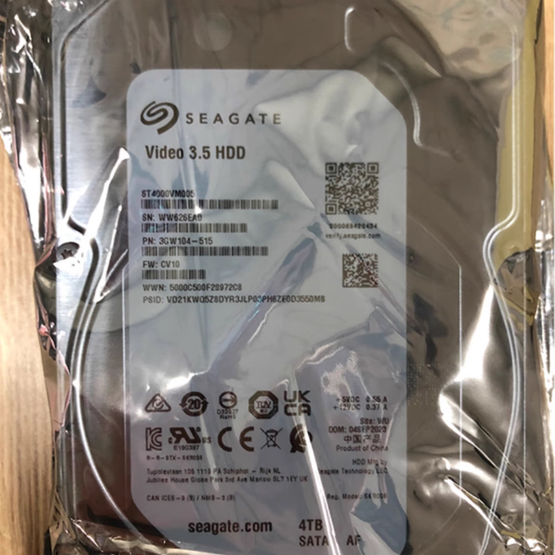 SEAGATE/希捷安防硬盘 酷鹰4TBST4000VX015