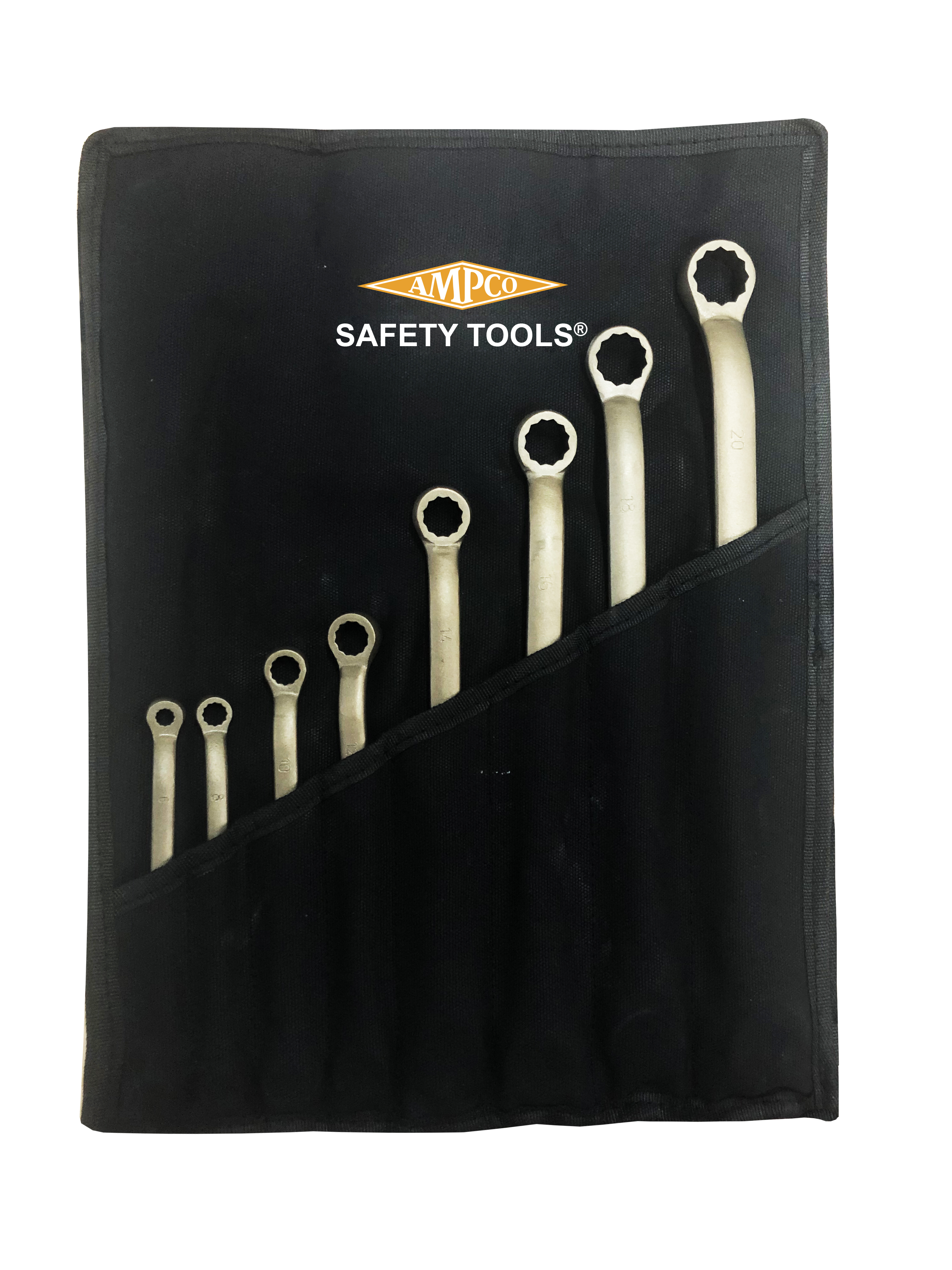 AmpcoSafetyTools/安博科防爆工具 防爆矮颈双头梅花扳手 AC9008A