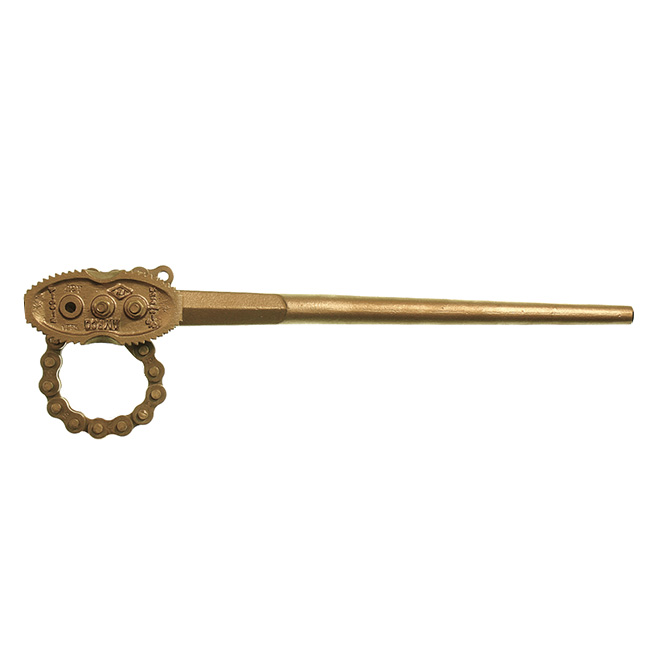 AmpcoSafetyTools/安博科防爆工具 防爆链条式管子钳  铝青铜 EU1830A