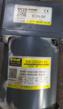台邦 电机+减速箱 5IK120GN - S3，功率 120W，极数 4 极，可连续运行（CONT）+5GN - 5K