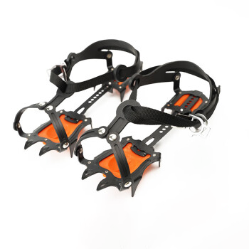 CNMF/谋福 10齿防滑鞋套钉鞋 户外便携防滑冰爪鞋套 雪地防滑套(黄色防滑鞋套 ) 100048444807