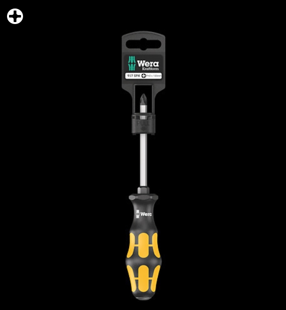 WERA/维拉 917 SPH SB 十字敲击螺丝刀吊卡装 05100077001