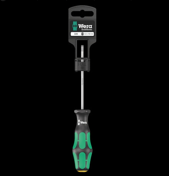 WERA/维拉 335 SB Schlitz-一字螺丝刀吊卡装 05100044001