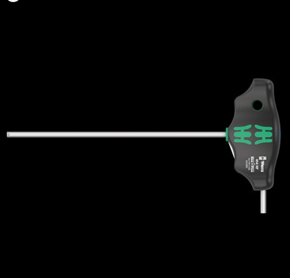 WERA/维拉 454 T型柄内六角螺丝刀 HF 3/8