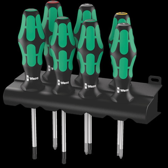 WERA/维拉 335/350/367/7 Rack Lasertip 螺丝刀组套 05320540001