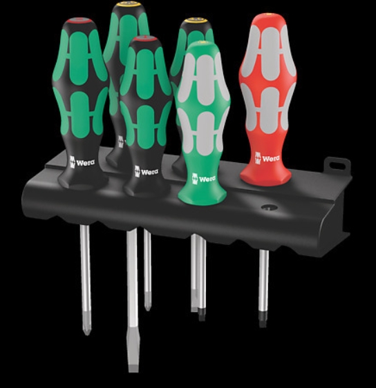 WERA/维拉 334/368/6 螺丝刀6件套 05347778001