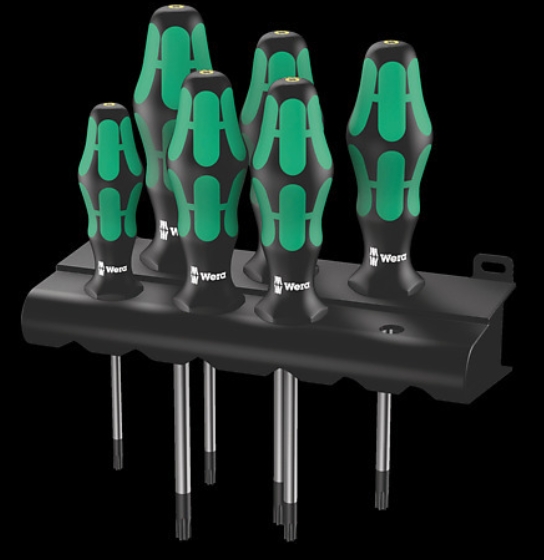 WERA/维拉 367/6 带固持功能， 螺丝刀组套 05028059001