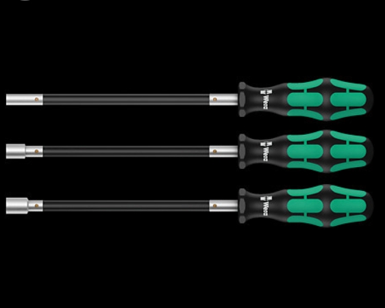 WERA/维拉 391/3  柔性杆螺丝刀 6,0 - 8,0 05135311001