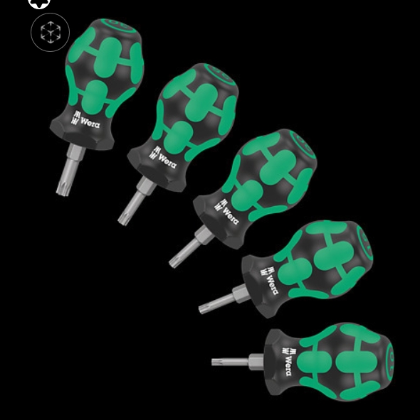 WERA/维拉 短柄螺丝刀组套 TX 1 05008876001