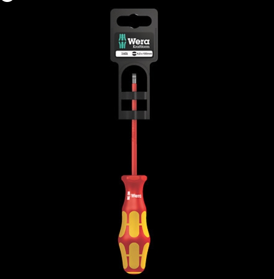 WERA/维拉 160 i SB VDE-绝缘一字螺丝刀吊卡装 05100004001