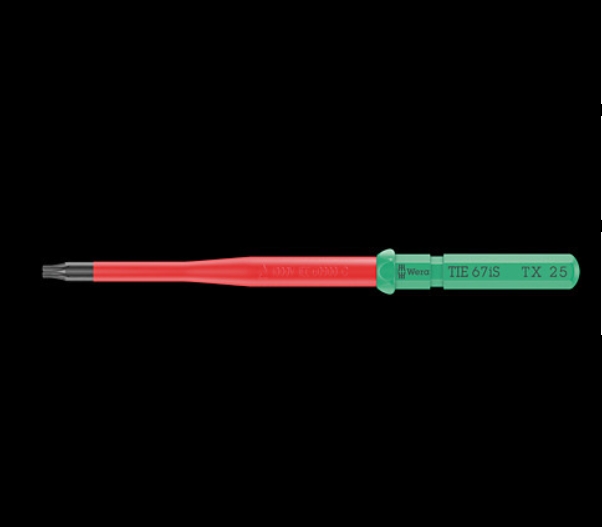 WERA/维拉 梅花绝缘螺丝刀杆Kraftform Kompakt VDE 67 iS TX 25 x 157 mm TIE 05006542001