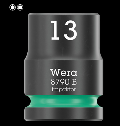 WERA/维拉 3/8”套筒8790 B Impaktor 1