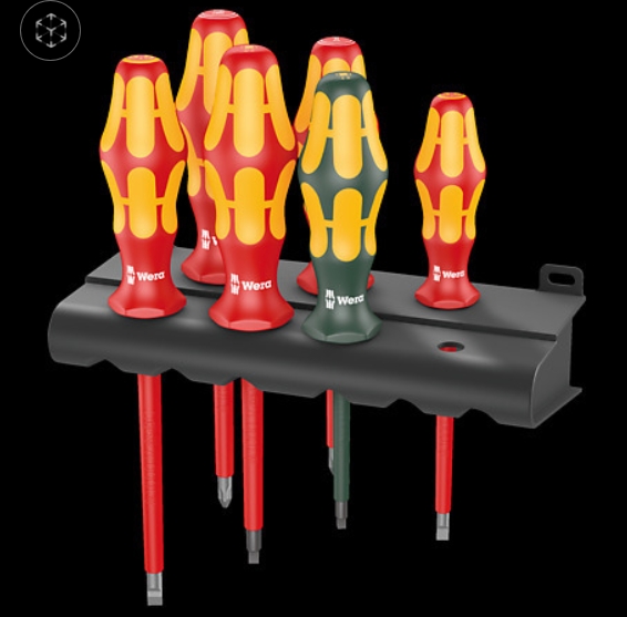 WERA/维拉 160 i/168 i/6 绝缘螺丝刀6件套 05347777001