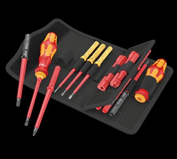 WERA/维拉 组合式绝缘螺丝刀组套Kraftform Kompakt VDE 18 Imperial 1 05006616001
