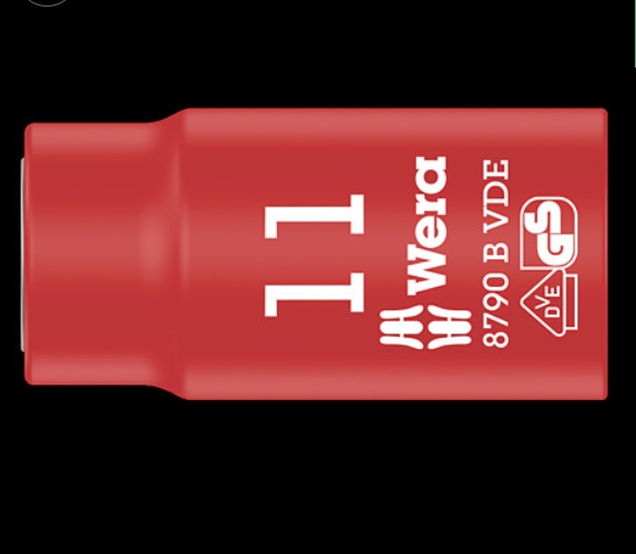 WERA/维拉 8790 B VDE 绝缘套筒 SW 19,0Zyklop 3/8