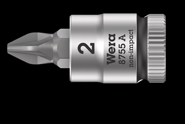 WERA/维拉 Zyklop 旋具套筒，1/4