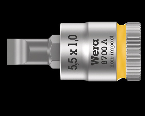 WERA/维拉 Zyklop 旋具套筒，1/4