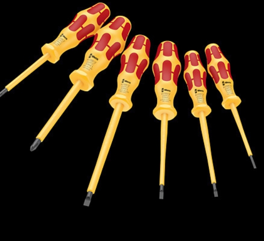 WERA/维拉 1060 i/1062 i/6 Kraftform VDE 绝缘螺丝刀组套 05051575001